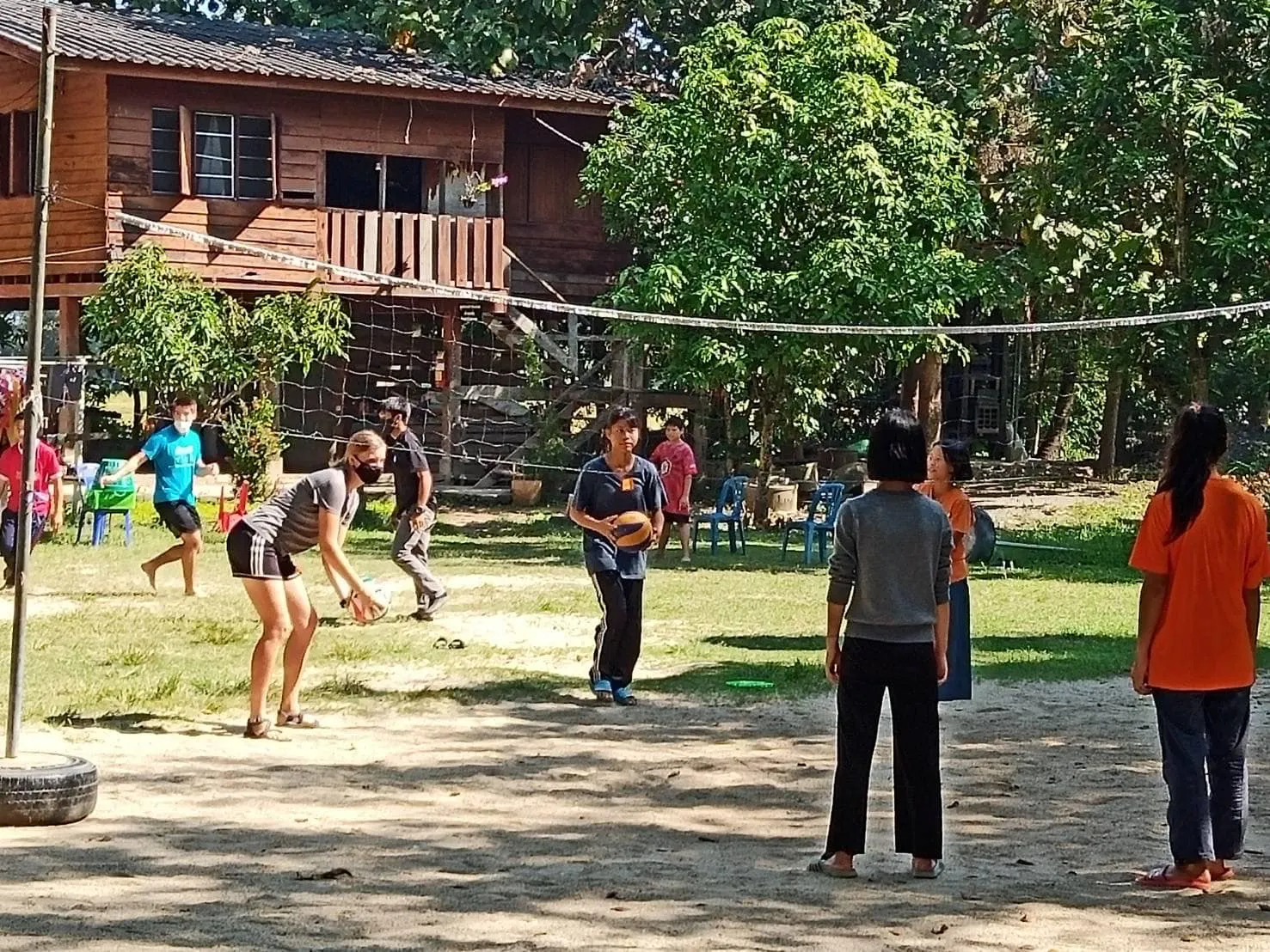 Children at the House of Hope compound